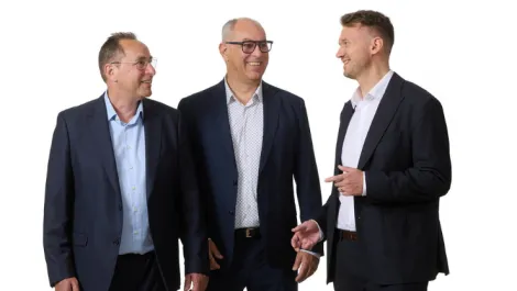 Barbieri's leadership team (from left) Markus Barbieri, Stefan Barbieri and Viktor Lazzeri