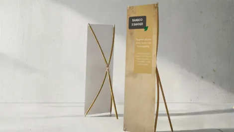 The Bamboo X Banner from Very Displays