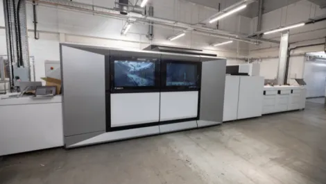 The Canon varioPRINT iX3200 at Route 1's Rotherham facility