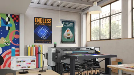 The HP Latex R530 AI Printer